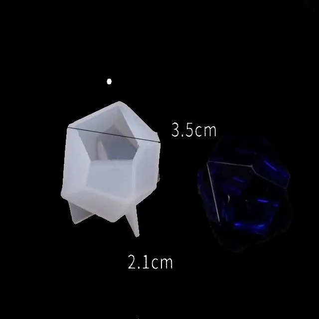Bijounique 47 Rocks siliconen gietmal keitjes set 3 stuks