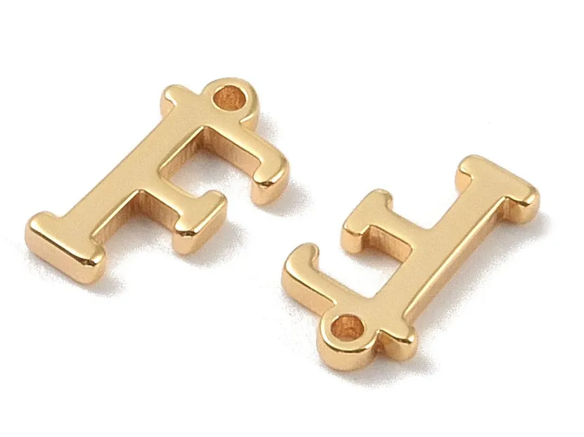 La Petite Epicerie Bedel Letter F Hanger Goud per Stuk 18K