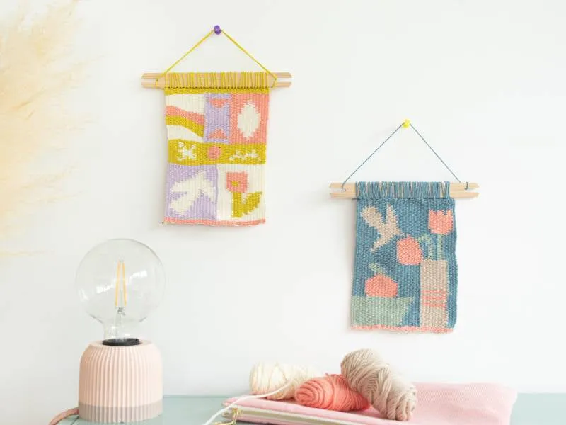 La Petite Epicerie Mon Tissage Mural weefkit pop