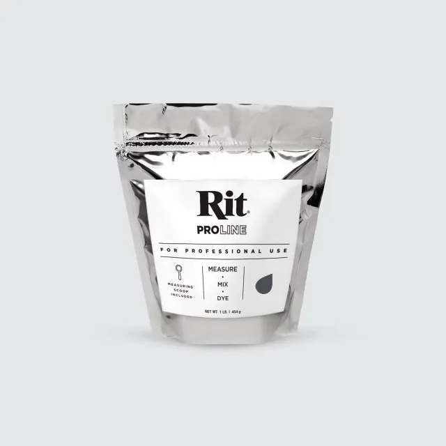 Rit ProLine Black textielverf poeder 1lb diepzwart