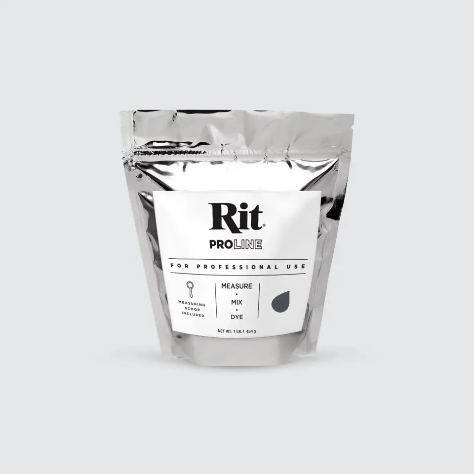 Rit ProLine Black textielverf poeder 1lb diepzwart