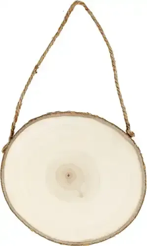 Astrid Brouwers deurschild rond hout 12-14 cm