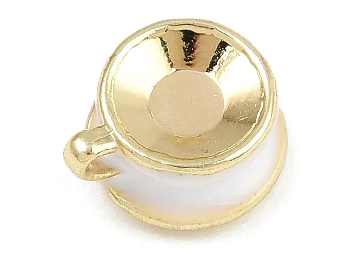 La Petite Epicerie Kopje Bedel Wit Goud Emaille