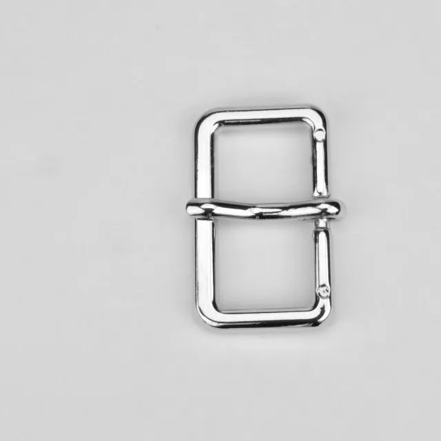 Leather House Gesp Silver 30 mm gesp nikkel per stuk