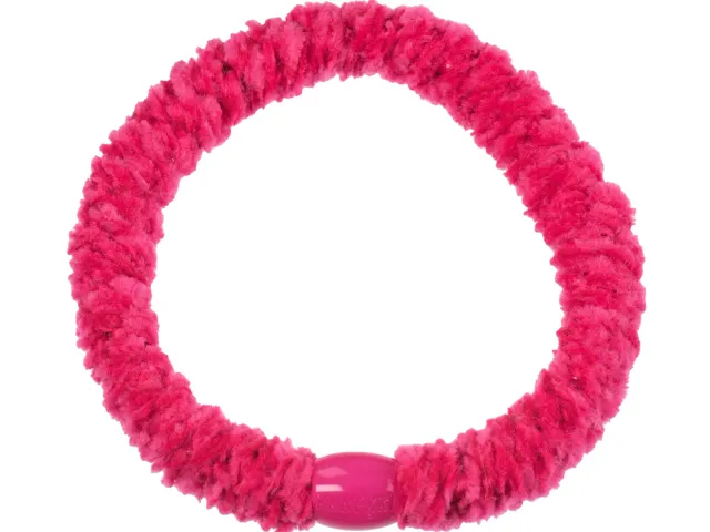Kknekki Velours Rose Fuchsia haarelastiek fluweel klassiek