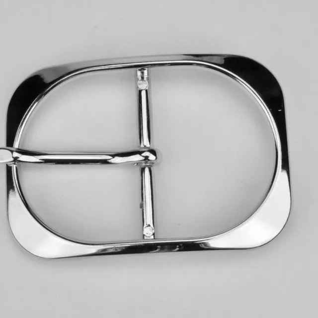 Leather House Silver 40 mm riemgesp nikkel per stuk