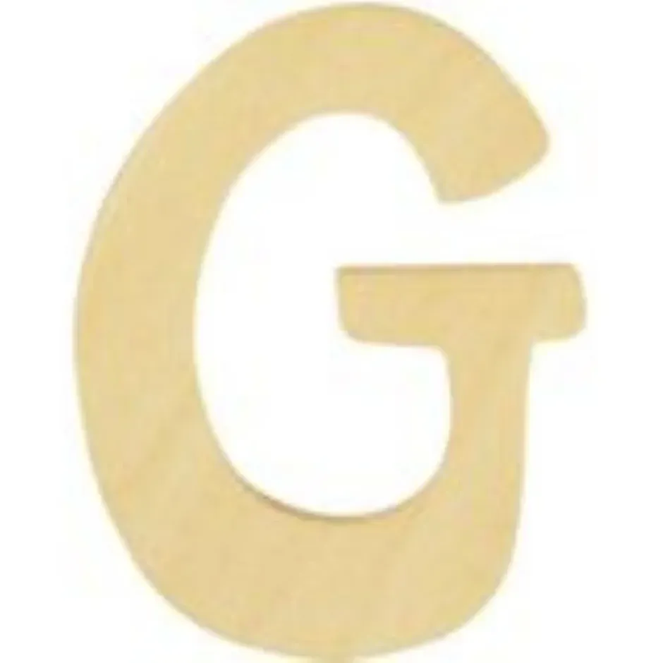 LTC-Leiden Houten Letter G 6 cm per stuk