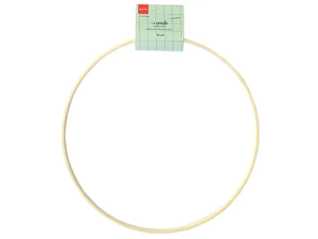 La Petite Epicerie houten ring bamboe 25 cm om te versieren
