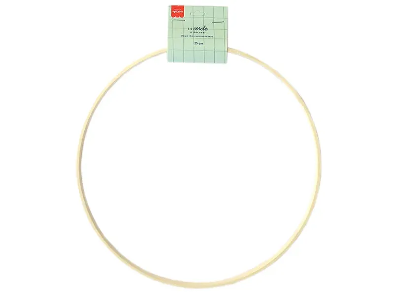 La Petite Epicerie houten ring bamboe 25 cm om te versieren