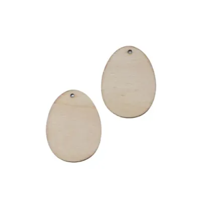 Astrid Brouwers Houten paasei label set van 4 stuks