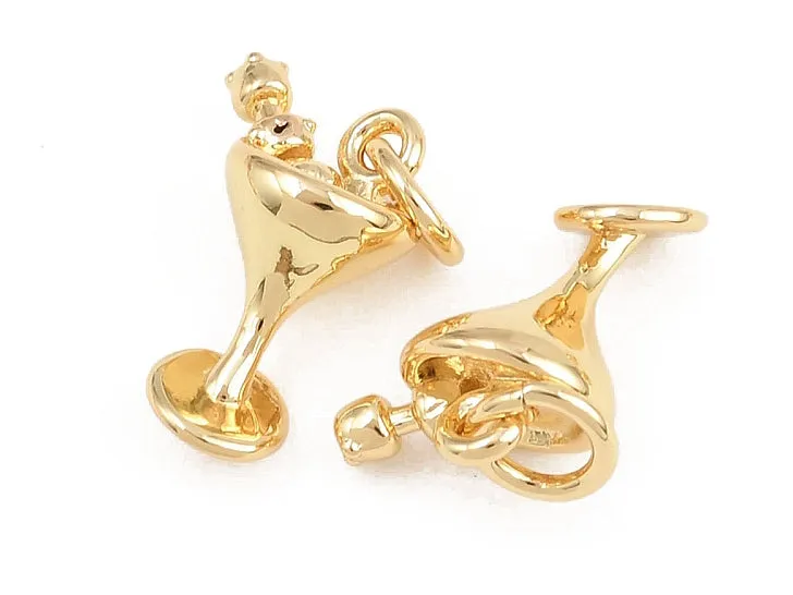 La Petite Epicerie bedel cocktail goud 13 mm per stuk