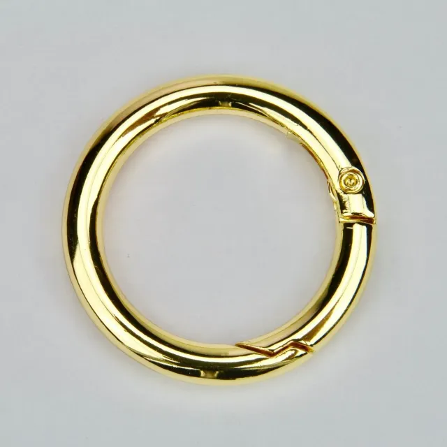 Leather House Ring met Veer Gold 30 mm
