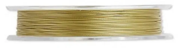 LTC-Leiden Tigertail staaldraad goud 9,15 meter