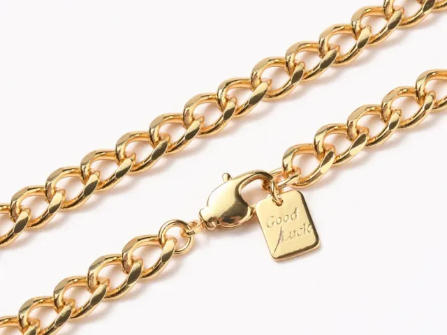La Petite Epicerie Cubaanse ketting verguld 56,5 cm