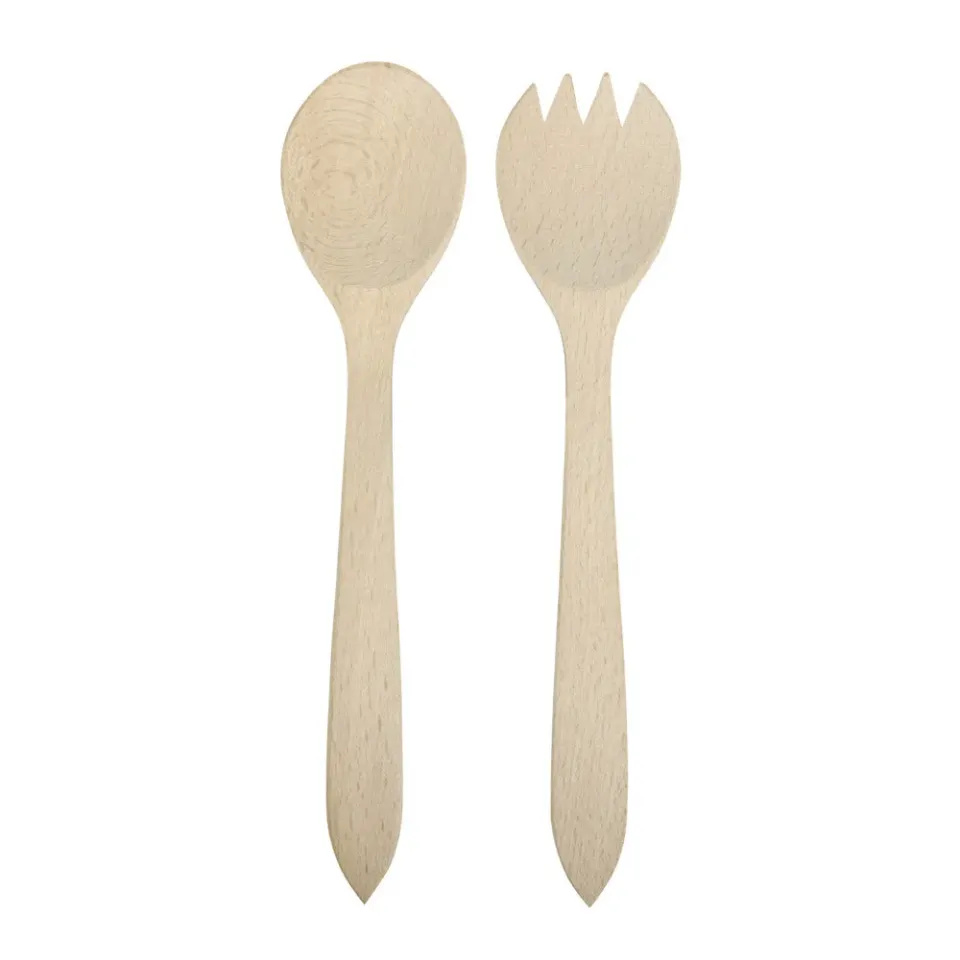 Bijounique Slabestek Set hout 2-delig 24,5 cm