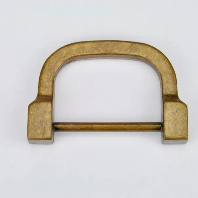 Leather House D-Ring Brass 35 mm oud goud beslag