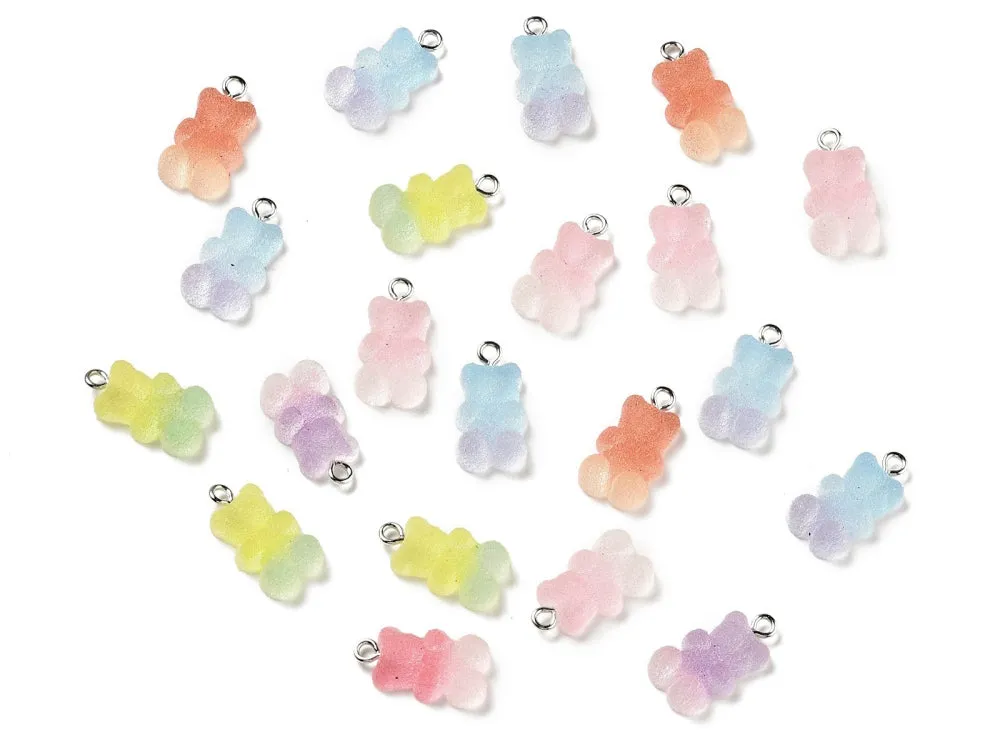 La Petite Epicerie Oursons bedels hars 20 mm multicolor 10 stuks
