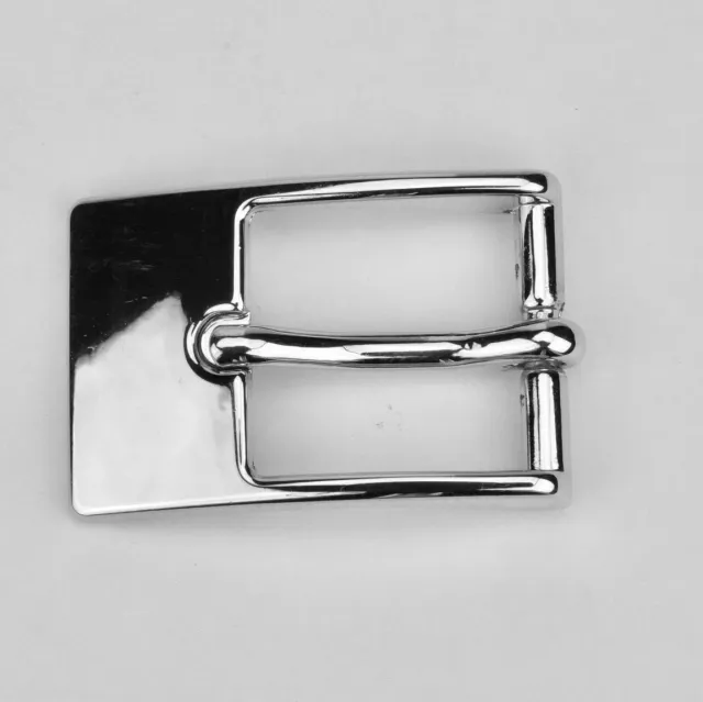 Leather House Buckle gesp 20 mm zilver per stuk nikkel