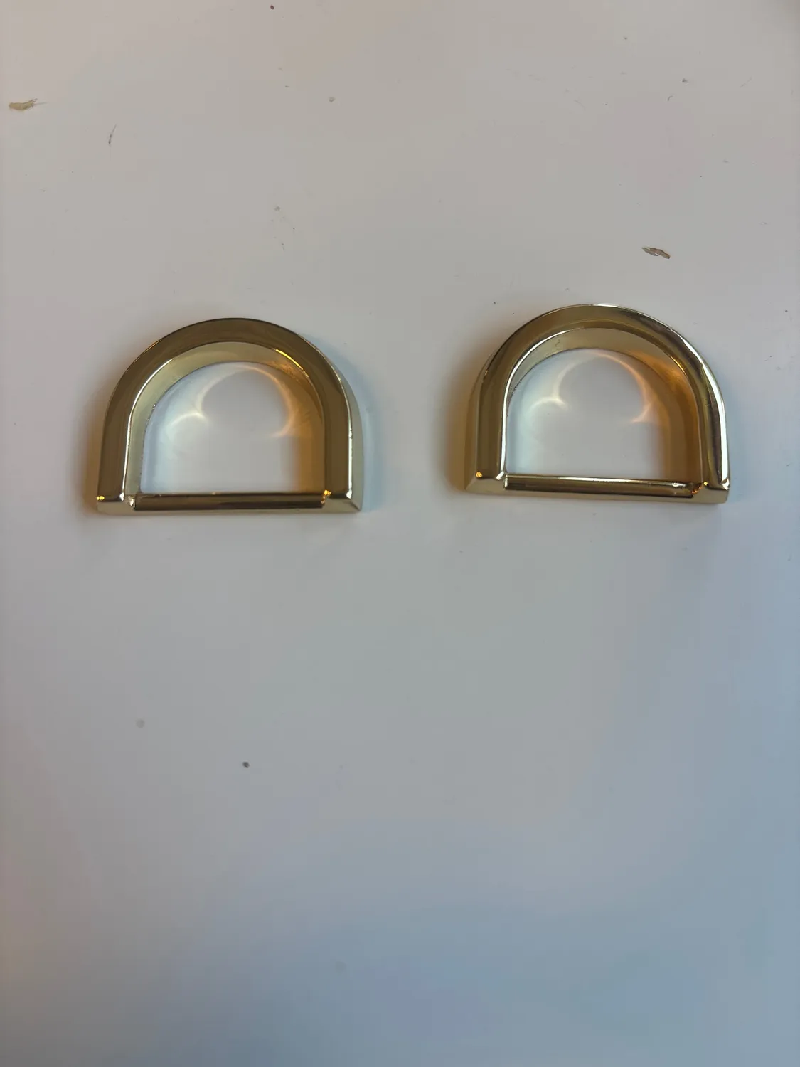 Leather House D-ring goud 25 mm 2 stuks tasbeslag