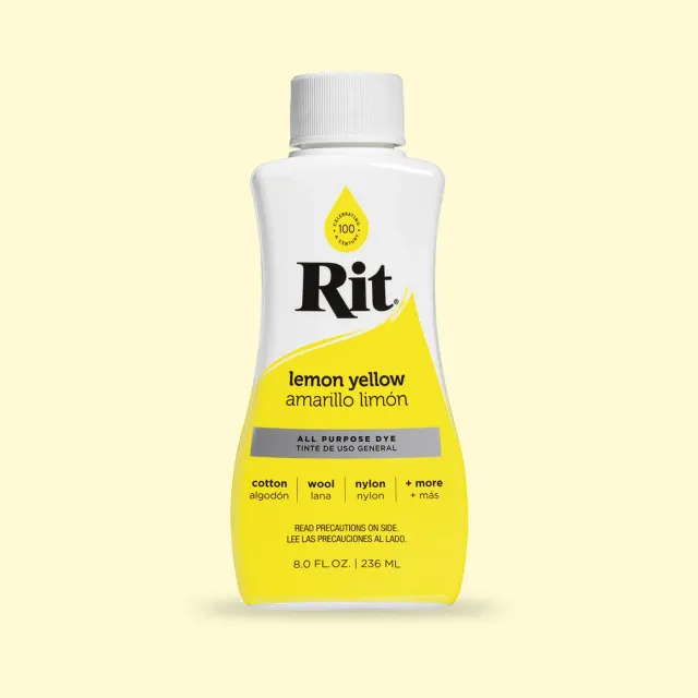 Rit All-Purpose Lemon Yellow vloeibare textielverf geel