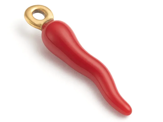 La Petite Epicerie Corne Italienne hoorn bedel rood verguld