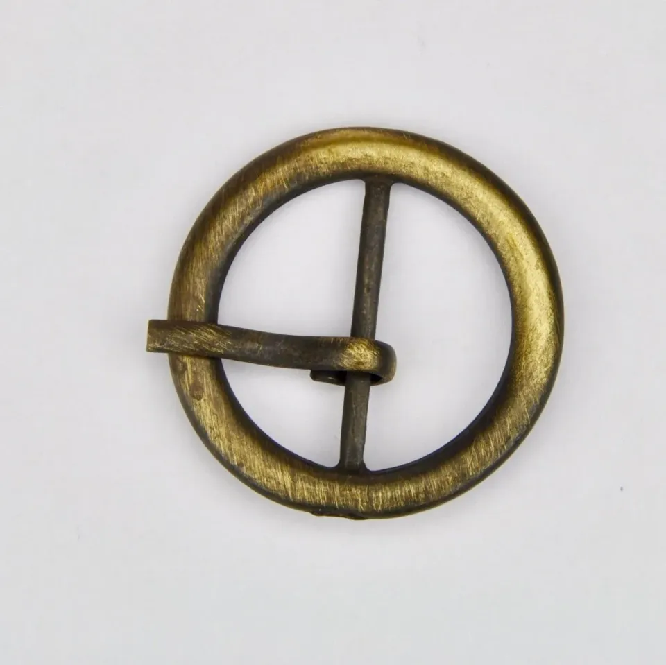 Leather House Gesp Brass 21 mm riemgesp oud goud