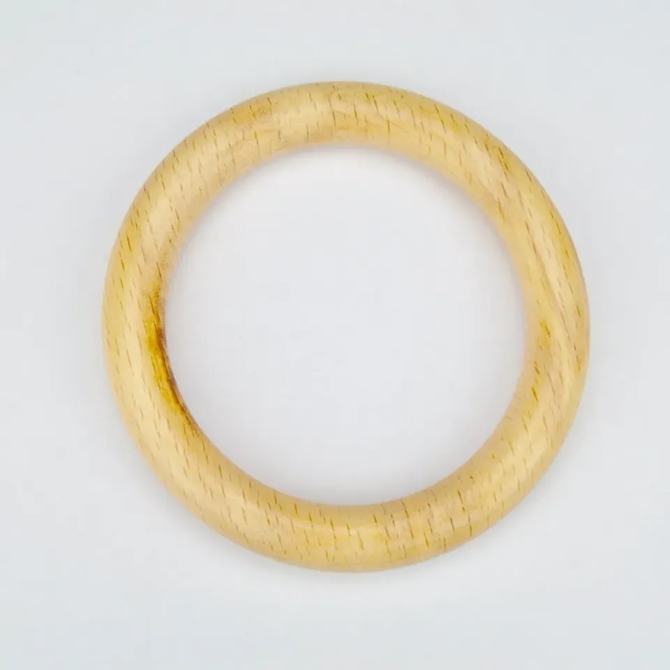 Leather House Ring Hout 56 mm Blank 10 mm