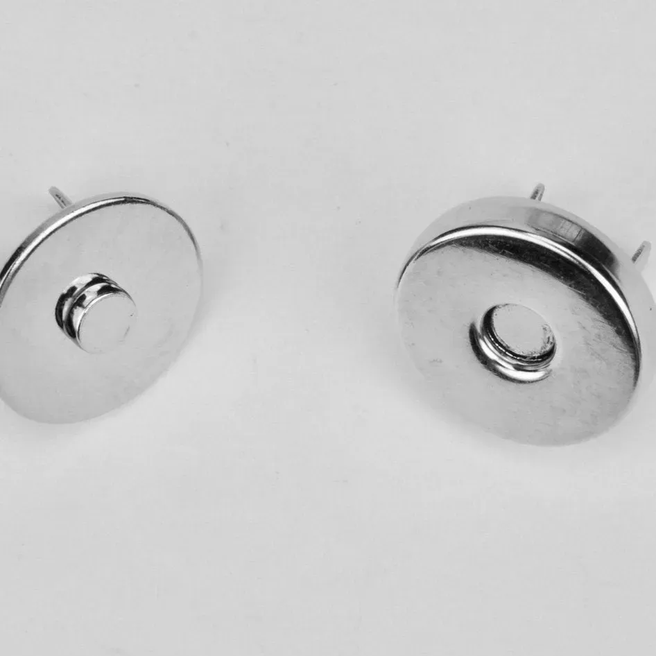 Leather House Silver Magnet 14mm magneet zilver ultra dun
