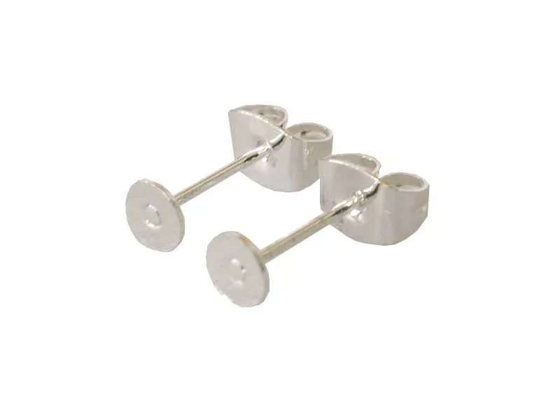 La Petite Epicerie Oorstekers flash zilver 925 per paar 4 mm