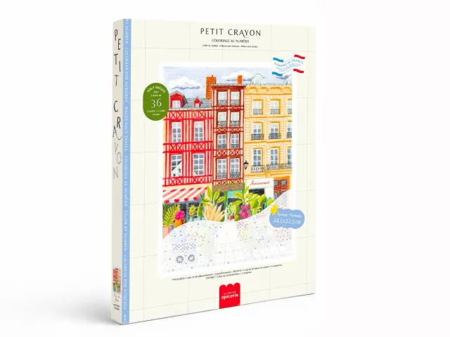 La Petite Epicerie Petit Crayon Place aux fleurs kleuren op nummer