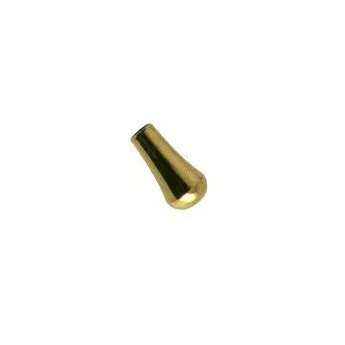 Bijounique Kraal Pegel Verguld per stuk 12x6 mm 1 mm gat