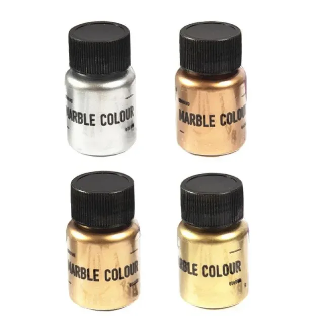 Bijounique Mica Metallic pigmentset 4x15g goud koper zilver