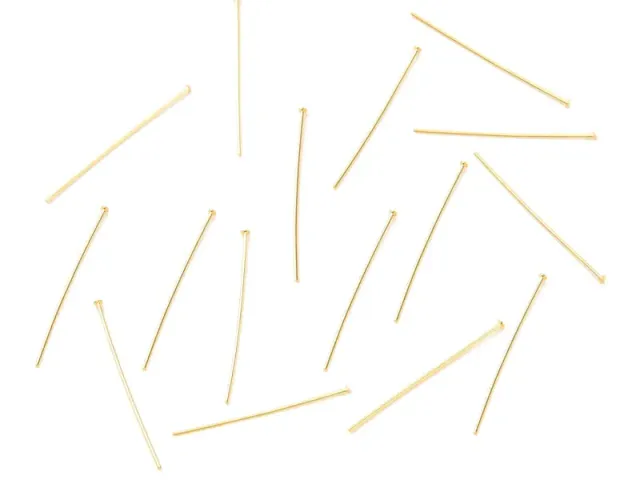 La Petite Epicerie Nietstiften 19 mm goud 50 stuks plat