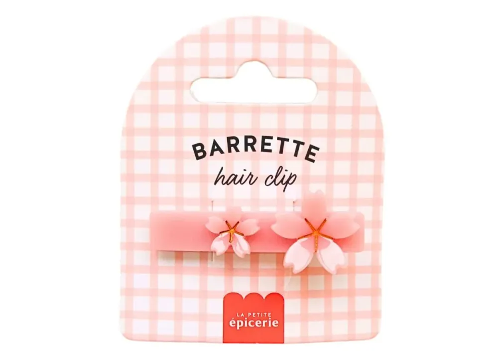 La Petite Epicerie Sakura Rose haarspeld bloem roze
