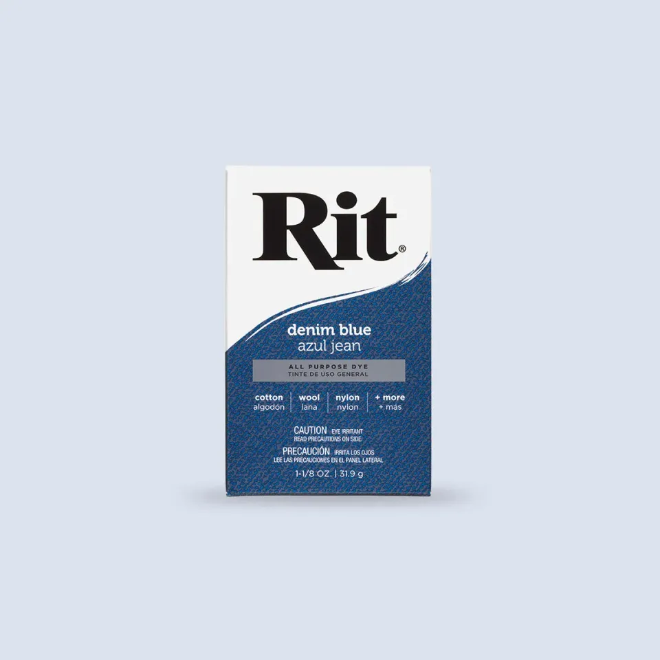 Rit All-Purpose Denim Blue textielverf poeder indigo