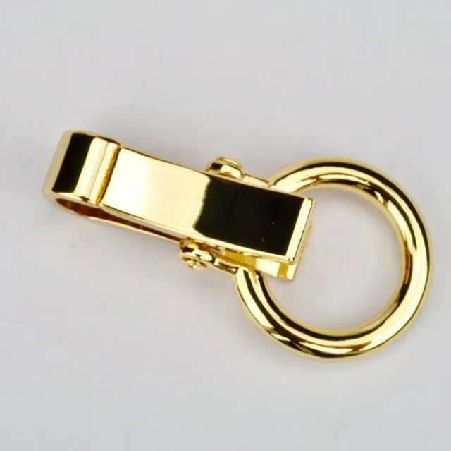 Leather House musketonhaak karabijnhaak 19 mm goud 2 stuks
