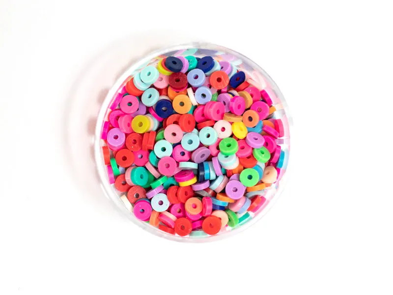 La Petite Epicerie Heishi Kralen 3 mm Pop Mix Doosje Polymeer