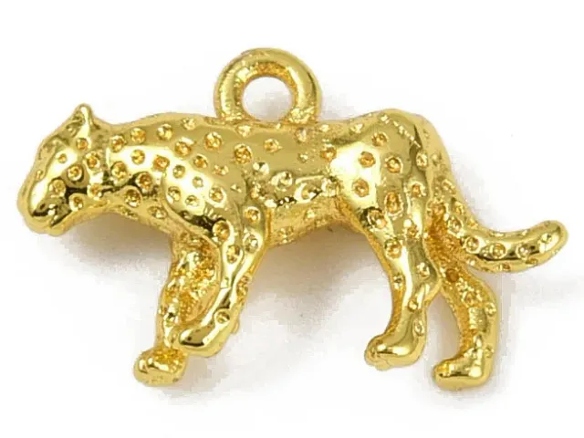 La Petite Epicerie luipaard bedel goud 14 mm