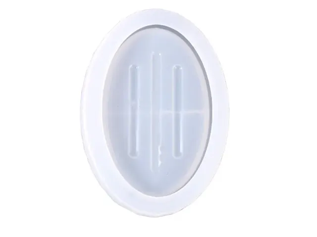 La Petite Epicerie siliconen gietmal ovaal zeephouder 14,8 cm