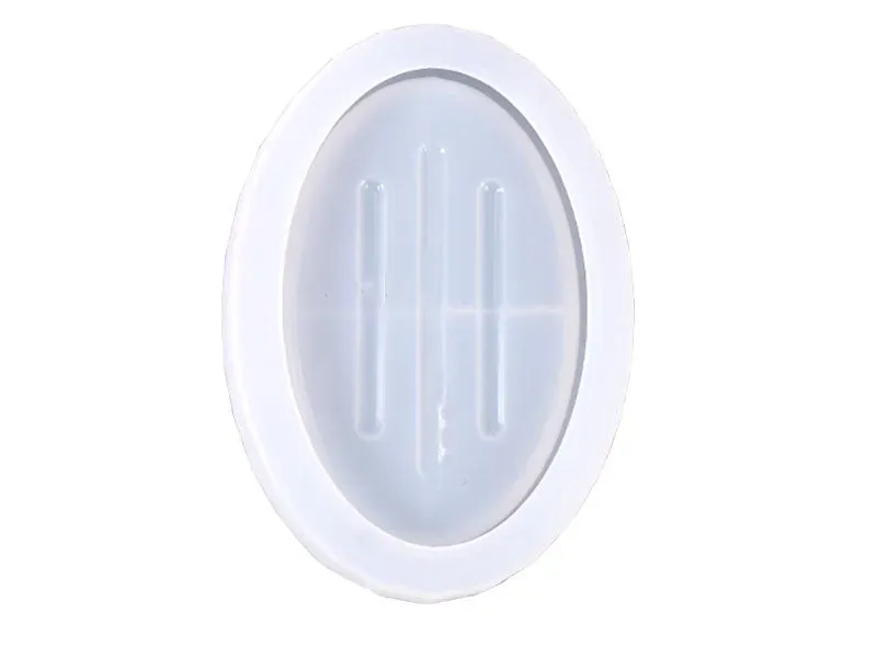 La Petite Epicerie siliconen gietmal ovaal zeephouder 14,8 cm
