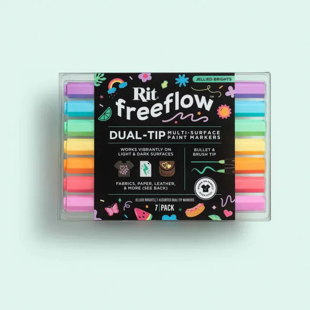 Rit FreeFlow Jellied Brights verfmarkers set lichte kleuren
