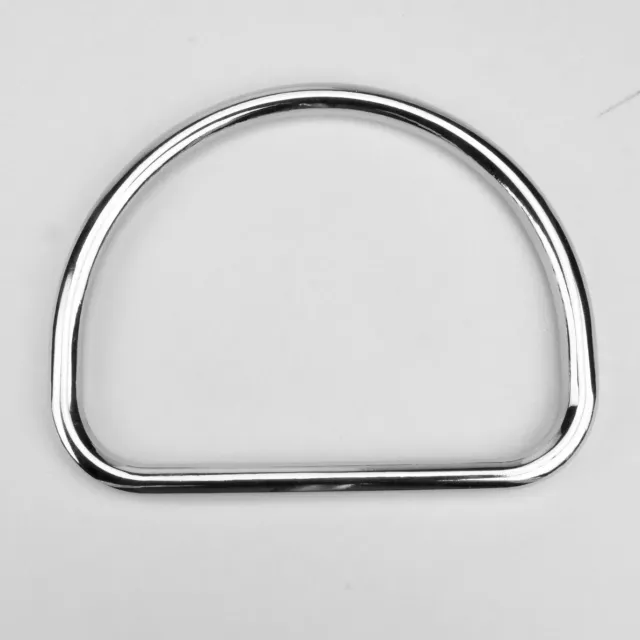 Leather House Handvat Silver 10 cm nikkel per stuk
