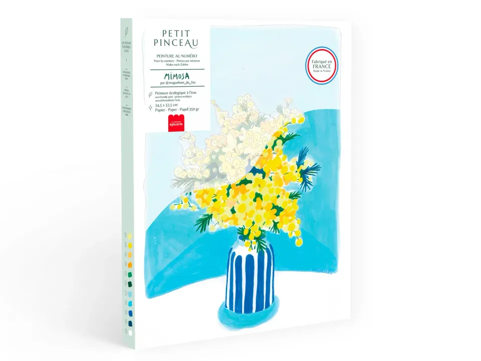 Petit Pinceau schilderen op nummer Mimosa kit