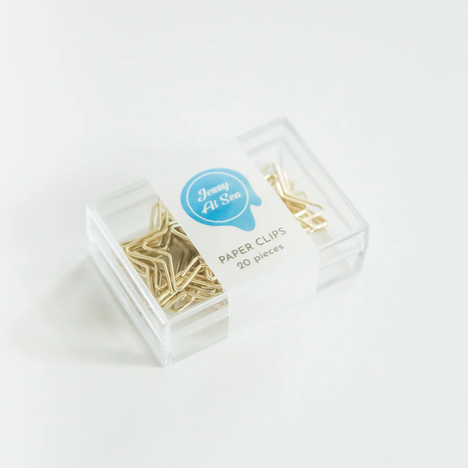 Jessy at Sea Star paperclips goud ster 20 stuks