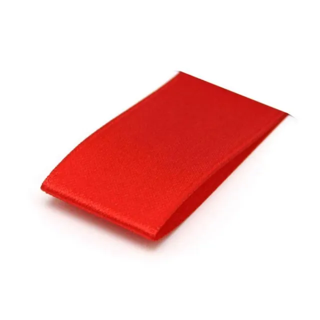 LTC-Leiden Double Face Satijnlint 25 mm 25 meter rood glanzend