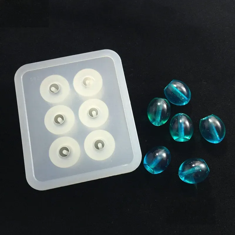 Bijounique Kralen ovaal K6A siliconenmal 16 mm
