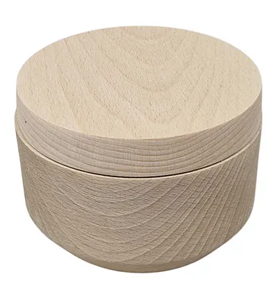 Astrid Brouwers Kom met Deksel 10,6 cm Hout