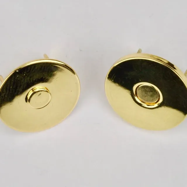 Leather House Magneet Gold 18 mm Ultra Dun goud