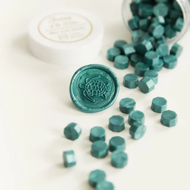 Jessy at Sea Marble Green zegellak kralen 100 stuks