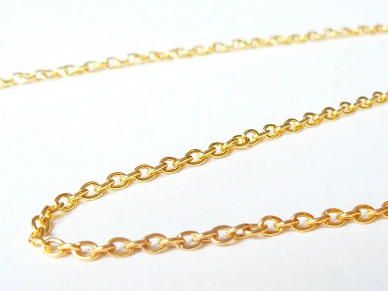 La Petite Epicerie forcat schakelketting goud 3 mm 20 cm